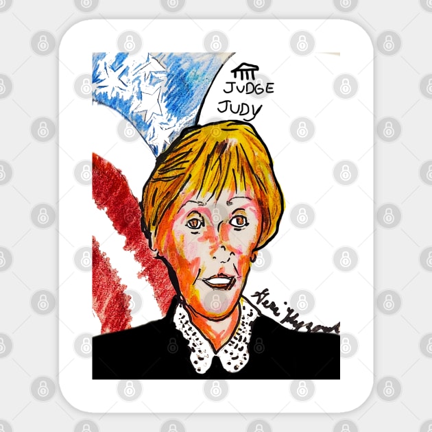 Judge Judy Sticker by TheArtQueenOfMichigan 